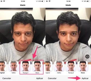 Aplicativo que deixa a pessoa mais jovem